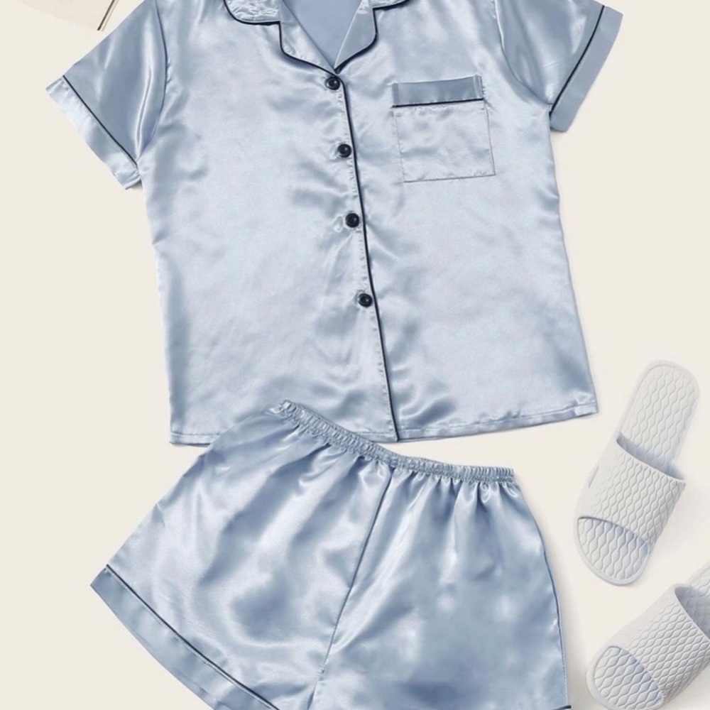 SHEIN Satin Pajama Set
